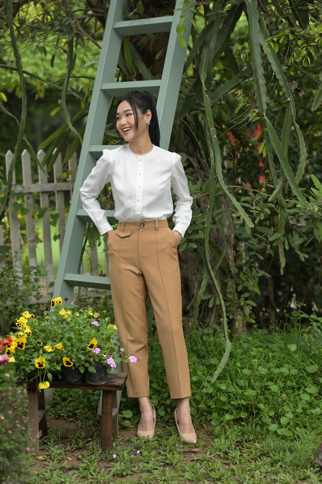 DÀNH CHO NỮ QUẦN COTTON BAGGY UNIQLO VN #22 DÀNH CHO NỮ QUẦN COTTON BAGGY UNIQLO VN